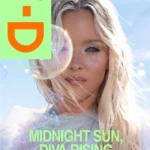 Zara Larsson on the cover of i-D Magazine 2026 wearing a sheer pastel top