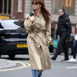 Daisy Edgar-Jones Burberry Fitzrovia trench coat Mayfair