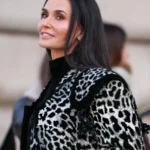 Demi Moore Wears a Bold Animal-Print Catsuit to Schiaparelli in Paris