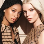 Willow Smith and Anya Taylor-Joy pose in Dior’s Forever Hydra Nude foundation campaign