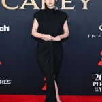 Dove Cameron at MusiCares honoring Mariah Carey 2026 in black gown