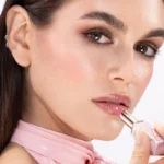 Kaia Gerber wearing soft glowing makeup as the new global ambassador for NARS