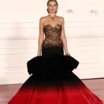 Margot Robbie at Wuthering Heights premiere in plunging corset dress