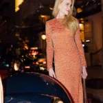 Nicole Kidman optical illusion maxi dress Paris 2026