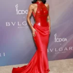 Teyana Taylor wearing Tamara Ralph SS26 couture gown